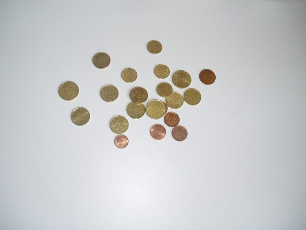 monedas de euro y centimos