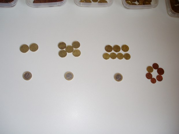 monedas de euro y centimos