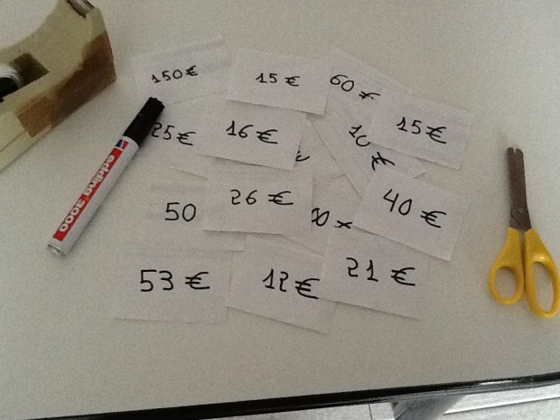 Actividades con billetes de euro para niños