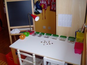 monedas de euro y céntimos