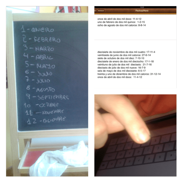 Trabajamos diferentes formas de plasmar La Fecha