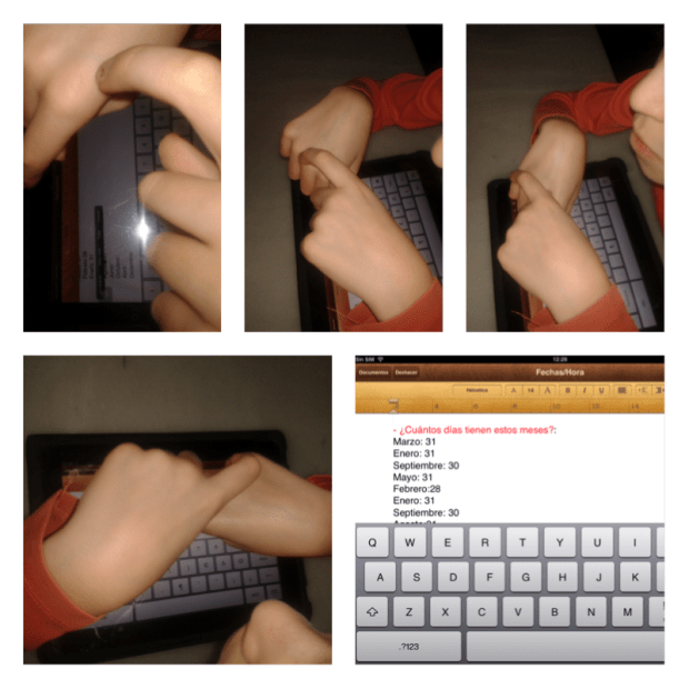 Regla para saber los meses del año utilizando los nudillos de las manos