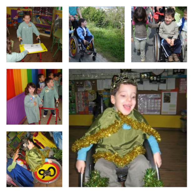 nuevo enfoque de las terapias para los niños con diversidad funcional / discapacidad