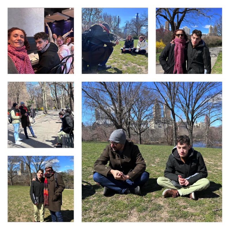 Composición con fotos de distintos momentos de este día.