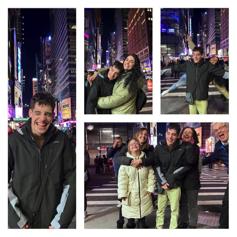 Composición con fotos de distintos momentos de este día.