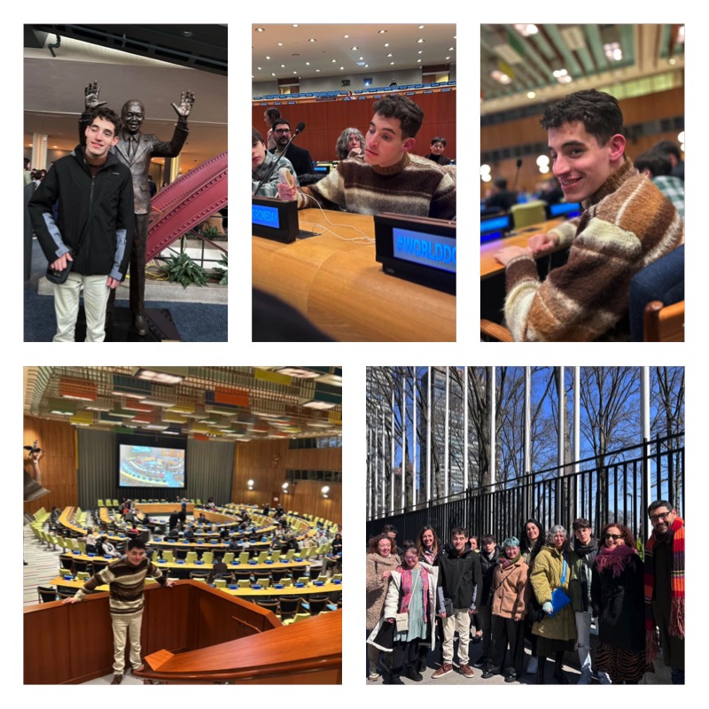 Composición con fotos de distintos momentos de este día.