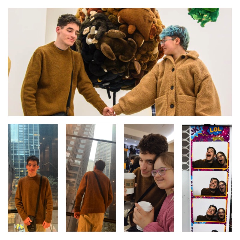 Composición con fotos de distintos momentos de este día.