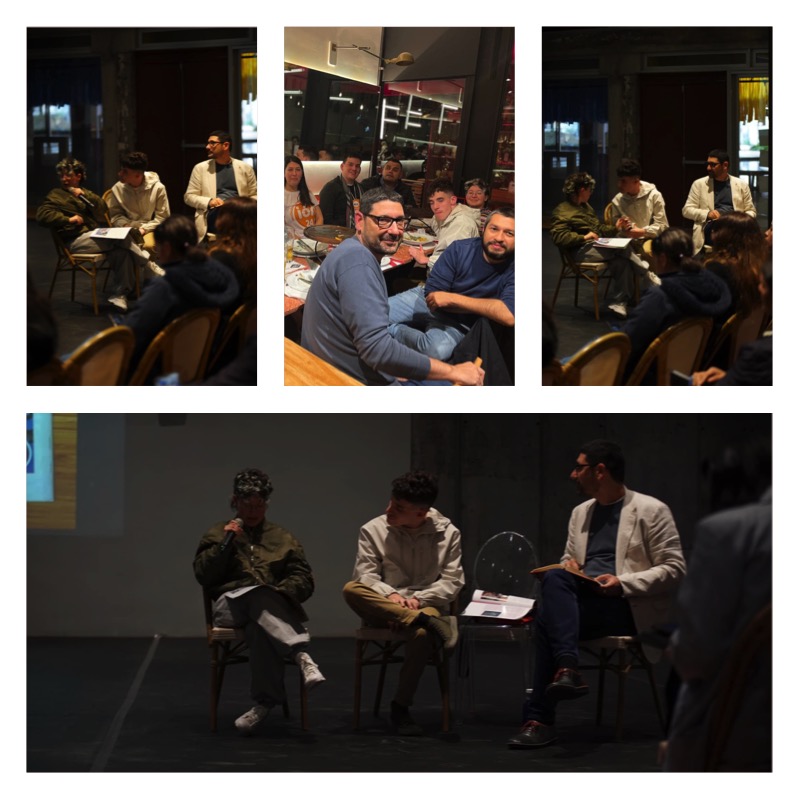 Composición con imágenes de los distintos momentos que narra Antón en su crónica.