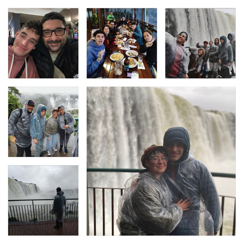 Composición con imágenes de los distintos momentos que narra Antón en su crónica.