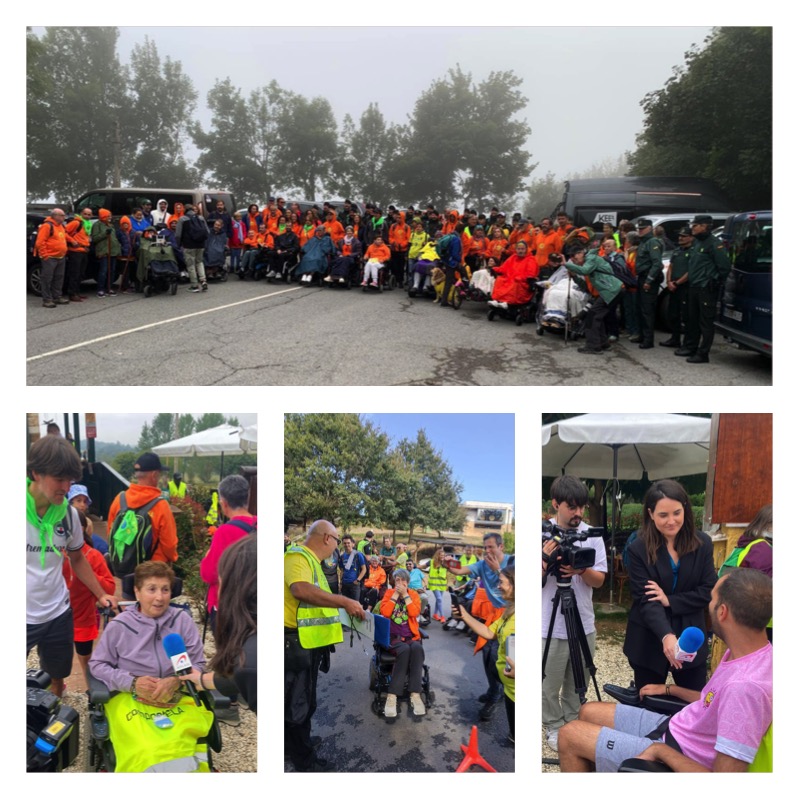 Composición con fotos de distintos momentos del CompostELA 2024